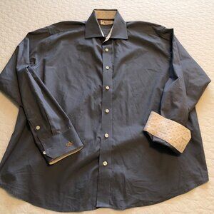 Original Penguin Collared Flip Cuff Button Down Dress shirt Men's Size XXL